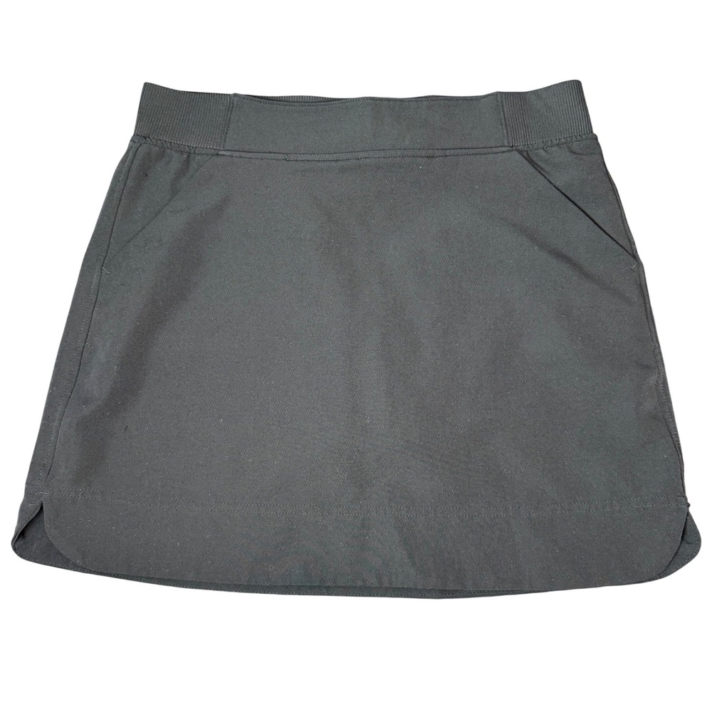 David Peyser Sportswear Athletic Skort Black Tenniscore Golf Activewear Sz S